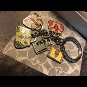 New Coach Multi Handbag Purse Keychain/Keyring